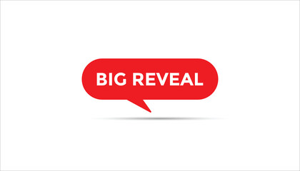 Big reveal button web banner templates. Vector Illustration 
