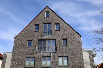 Blick in die Altstadt von Westerstede in Niedersachsen