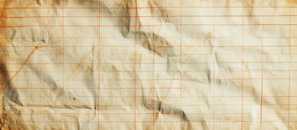 Aufkleber Aged lined paper texture. with copy space image. Place for adding text or design