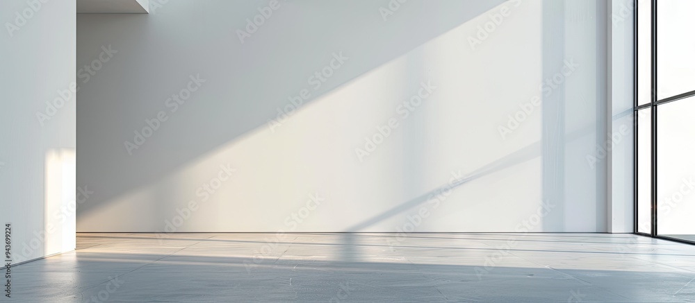 Fototapete white wall surface. with copy space image. place for adding text or design