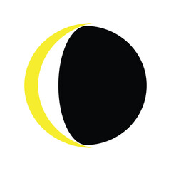 Moon Logo Vector Template Icon