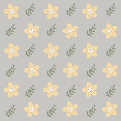 seamless sweet floral pattern 