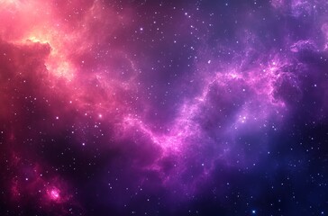 Fototapeta premium Cosmic Nebula Background Space Galaxy Starry Sky Purple Pink Universe Night Sky Abstract