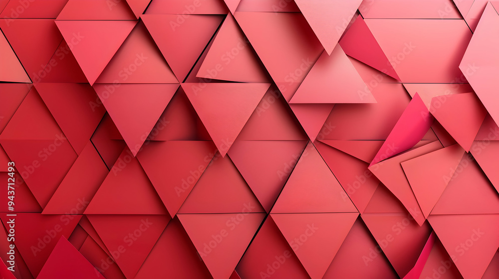 Aufkleber triangle pattern composition, abstract background with copy space