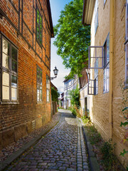 Altstadt Lüneburg Hochformat entzerrt