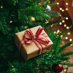 christmas tree and gift