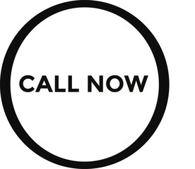 Call now button web banner templates. Vector Illustration 