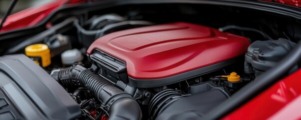 Precision-tuned V6 engine with enhanced throttle response for lightning-fast acceleration, car motor performance, tuned acceleration