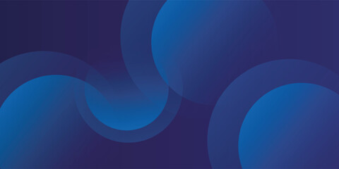 Abstract blue geometric background. Dynamic shapes composition