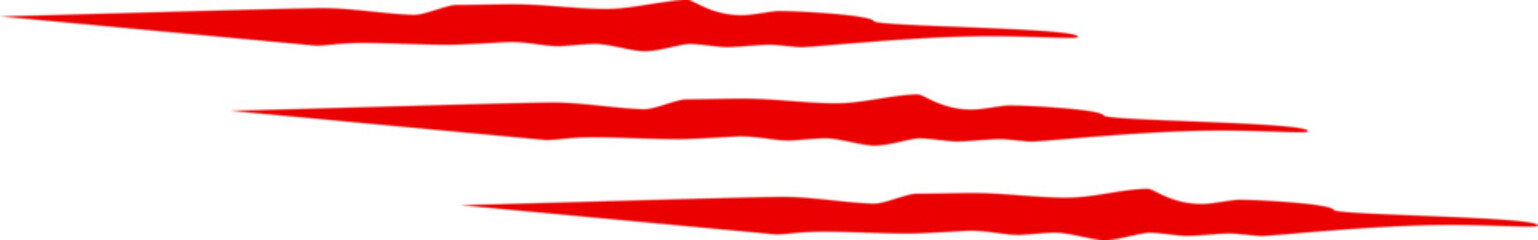 Claw scars icon. Grunge style.