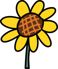 Sunflower doodle