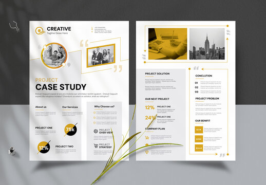 Case Study Flyers Layout