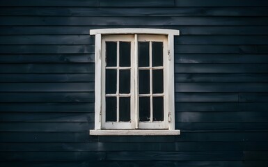 Fototapeta premium Minimalistic False Window Frame on the Wall, Creating an Illusion of Depth and Space, Capturing the Artistic Design in a Unique Architectural Feature