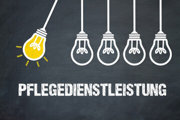 Fototapeta premium Pflegedienstleistung 