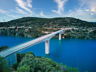 Fototapeta premium Sainte-Croix-de-Verdon (Provence, France)