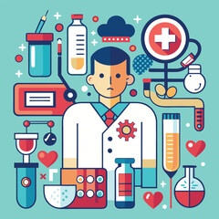 Doctors Concept Illustration
