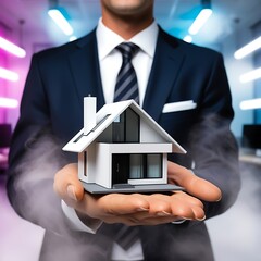 Real estate investment investor buy a house. Loan and business investment for real estate concept.