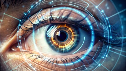 artificial intelligence eyes that looks at the development in technology