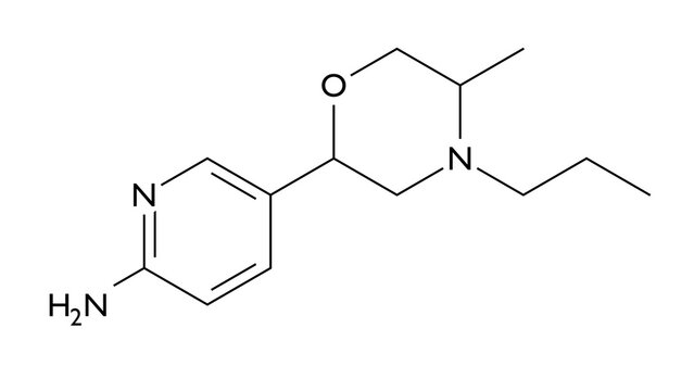 pf-592.379 molecule, structural chemical formula, ball-and-stick model, isolated image agonist dopamine d3 receptor