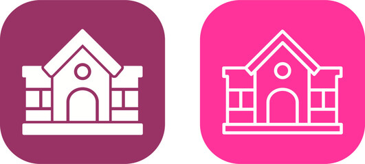 Mansion Vector Icon