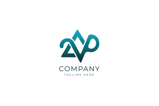AVP Letter Logo Design Template
