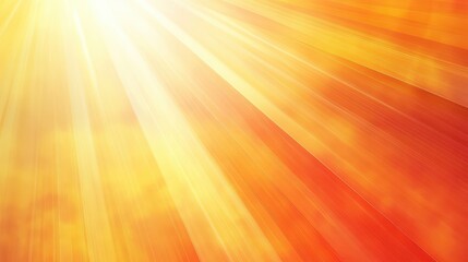 Abstract Sun Rays Background - Bright Orange and Yellow Gradient Texture