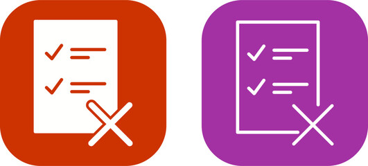 Fake List Vector Icon © Malik Grafix