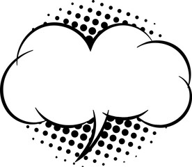 Retro empty comic bubbles , Cartoon comic speech bubble