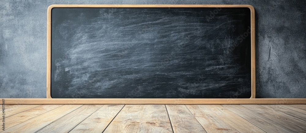 Poster blackboard empty space. with copy space image. Place for adding text or design