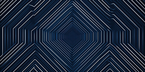 Geometric dark blue background .