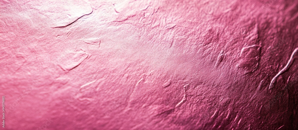 Poster Shiny textured pink paper. with copy space image. Place for adding text or design