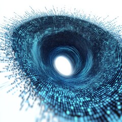 Digital Tunnel Abstract Background.