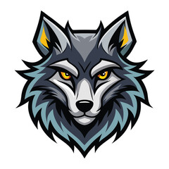 Wolf vector logo 
