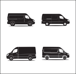  Car Bus Icon vector isolated on white background. Black bus vector icon