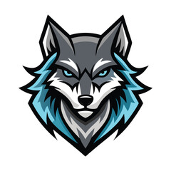 Wolf vector logo 