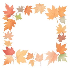 autumn leaves border