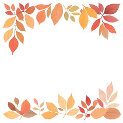 autumn leaves border