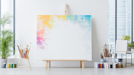 painting of a room