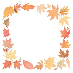 autumn leaves border
