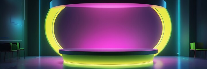 Fototapeta premium Product presentation, mock up, show cosmetic product, Podium, stage pedestal or platform. Luxury 3d style background concept.