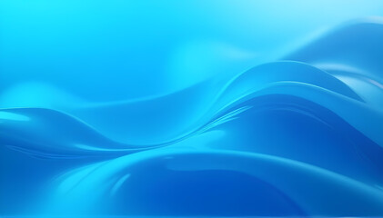 Fototapeta premium Flowing blue waves with light and curves in an abstract digital design background