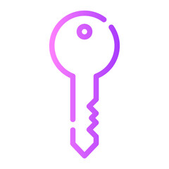 key gradient icon