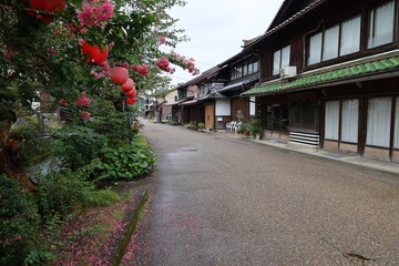 A Japanese traditional house : a scene of Samegai in Maibara City in Shiga Prefecture