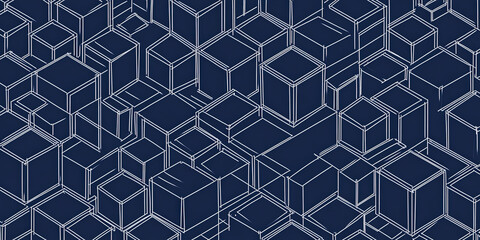 abstract cube background