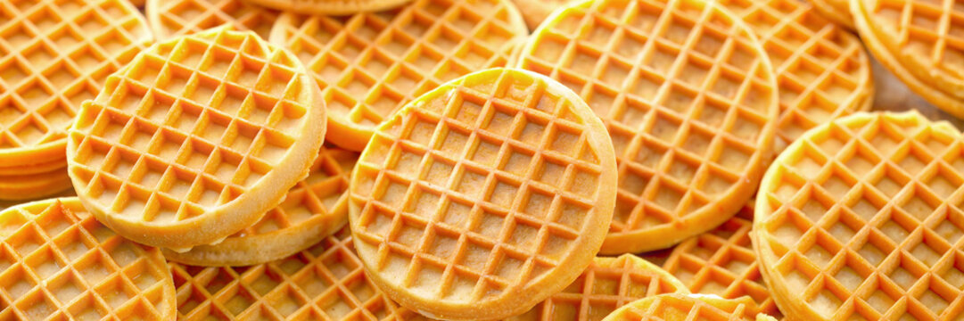 Banner. Waffles eggo background. waffle baked eggo households favored frozen eggo waffles. Advertisement, template.