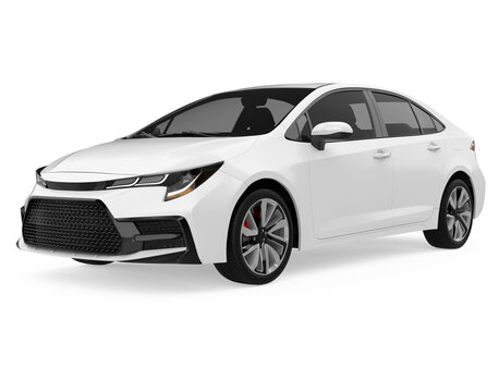 Sedan Car Isolated