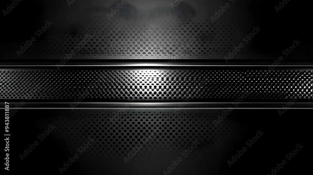 Aufkleber abstract metallic background with a grid pattern.