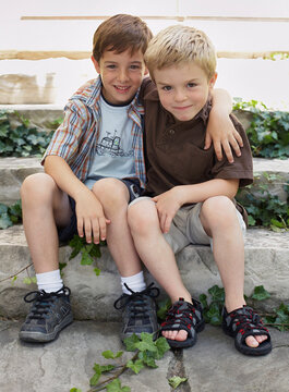 Portrait of Two Boys