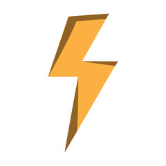 Neon lightning flash icon. Lightning Bolt Icons. Neon thunder bolt sign, electrical discharge