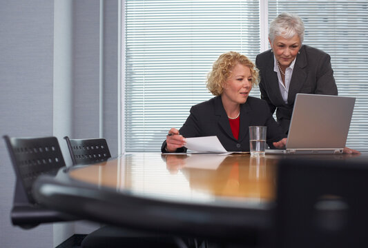 Businesswomen at Work
